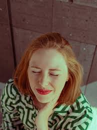 Woman Face Close Up Monochrome Artistic Portrait