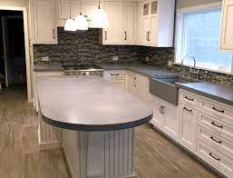How to mix and match kitchen countertop materials. Concrete Countertops Style Design Guide L Countertop Specialty