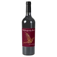 Gold And Maroon Bird Wine Label Zazzle Com Wine Label Custom Wine Labels Wine