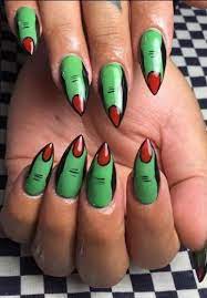 أفكار رسومات طلاء أظافر للهالوين لمظهر جريء nails beauty