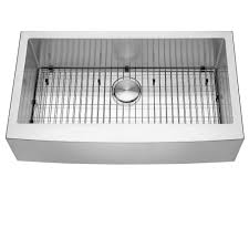 What's the best kitchen sink material? 36 Inch Farmhouse Apron Front Kitchen Sink Stainless Steel Single Bowl Ruvati Usa