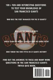 Which country has the largest area of land? San Francisco Giants Trivia Quiz Book Baseball The One With All The Questions Mlb Baseball Fan Gift For Fan Of San Francisco Giants Fields Jamie 9798622915734 Books Amazon Ca