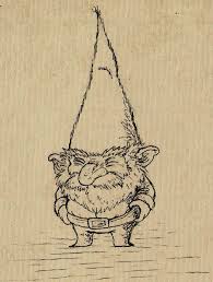 Girl Gnome Drawing Magical Creature Gnomes Creature Drawings