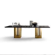This extendable dining table has a mix of weathered wood and dark metal that makes it just right for your rustic dining room. Modern Dining Room Furniture Wood Marble Square Dining Table For 8 Ekar Furniture
