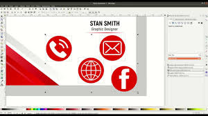 Inkscape Simple Business Card Design Speed Art Business Card Design Simple Simple Business Cards Business Card Design