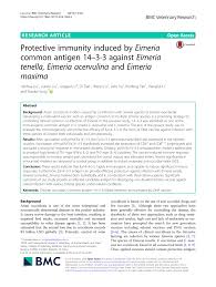 Coloration en fonction du pourcentage de population vaccinée. Pdf Protective Immunity Induced By Eimeria Common Antigen 14 3 3 Against Eimeria Tenella Eimeria Acervulina And Eimeria Maxima