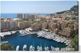 The country covers an area of only 2.1 sq. Leinwandbild Monako Pixers Wir Leben Um Zu Verandern