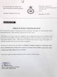 Maybe you would like to learn more about one of these? Police Arrest Power Fm Presenter For Allegedly Threatening Insulting Nana Addo