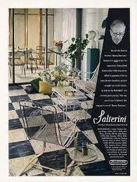 Salterini Patio Furniture Ad 1951 White Wrought Iron Vintage Patio Furniture Vintage Patio Wrought Iron Patio Furniture