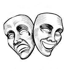 Wear a mask, wash your hands, stay safe. Theater Masks Stock Illustration Illustration Of Artist 115269507