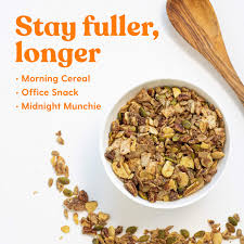 Havent added honey or sugar as the flavor is just fine for me, i see on here its easier, ill try this recipe later this week as well when the bottle is empty. Buy Livlo Keto Nut Granola Cereal 1g Net Carbs Grain Free Gluten Free Keto Friendly Low Carb Healthy Snack Paleo Diabetic Friendly Food Cinnamon Almond