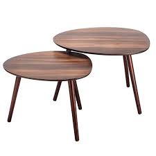Bonnlo Nesting Tables Stacking Coffee Side End Tables For Living Room Home And Office Set Modern Side Table Living Room Nesting Coffee Tables Nesting Tables