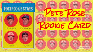 Library card number or ez username pin or ez password. 1963 Topps Pete Rose Rookie Card A Hobby Trendsetter Youtube