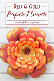 Discount99.us has been visited by 1m+ users in the past month Red And Gold Paper Flowers With A Printable Template
