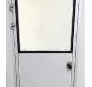 Cleanroom HPL Door – Half Glass – MEGALIFE INDUSTRIAL