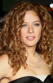 Rachel Lefevre Strawberry Blonde Curly Hair Color Hairstyles Curly Hair Styles Colored Curly Hair Blonde Curly Hair