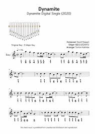Kalimba Music Sheet Beauty and the beast kalimba. kalimba music sheet