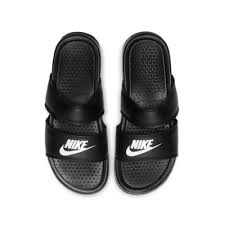 Black And White Nike Slides Womens Benassi Duo Ultra Women S Slide In 2020 Nike Benassi Duo Nike Benassi Black Nike Shoes