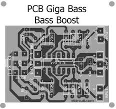 Supaya anda bisa mempunyai audio rumahan yang memiliki suara full bass, maka anda diwajibkan mempunyai amplifier yang terpisah, pada speaker dengan daya kisaran 60 hingga 100 watt. Giga Bass For Bass Boost Circuit Pcb Electronics Circuit Bass Circuit