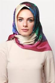 Ceylin Dijital Tafta Esarp 0090 20 Esarp Tunik Elbise