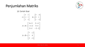 Maybe you would like to learn more about one of these? Contoh Soal Aljabar Linier