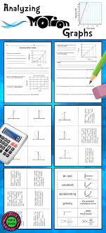 Students Will Practice Their Knowledge Of Motion Graphs With These Force And Motion Activities Created Wi Motion Graphs Teaching Science Middle School Science
