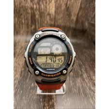 Casio AE2100W-4AV, World Time Watch, Chronograph, 200 Meter WR, 5 Alarms,  Watches