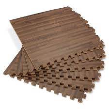 Forest Floor 5 8 Thick Printed Wood Grain Interlocking Foam Floor Mats 144 Sq Ft 36 Tiles Walnut Walmart Com Foam Mat Flooring Foam Floor Tiles Foam Flooring