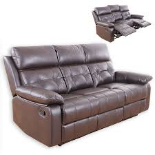 Skip to the end of the images gallery. 3 Sitzer Sofa Dunkelbraun Kunstleder Relaxfunktion Online Bei Roller Kaufen