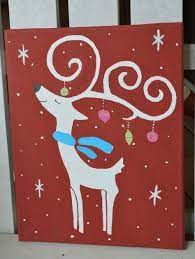 Easy Things To Paint On Canvas Diy Christmas Paintings Christmas Paintings On Canvas Diy Christmas Canvas