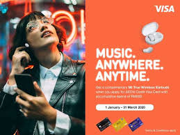 Earn 5% cashback at aeon big capped at rm100 per month on aeon big thank you member day on the 28th of every month. Promo Expired Exclusive Visa Acquisition Campaign 2020