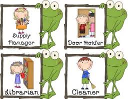 Hoppy Helpers Frog Job Chart Editable