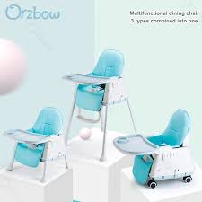 Buy Orzbow High Chair For Feeding Baby Booster Seat Children S Ride On Car Toys Kids Chair Folding Easy To Carry In 2020 Baby Chairs Seat Baby Chair Baby High Chair