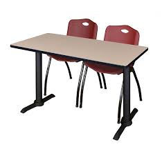 Cain Base Training Table Two M Stacker 4700 Chairs By Regency Office Furniture 48 W Furniture Table Chair