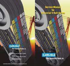 Service Manual For Industrial V Belt Drives Manualzz Com