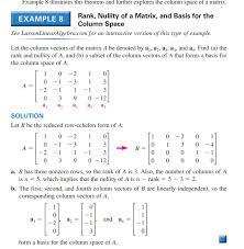 Column space description obtain a basis for the column space (image, or range) of a matrix. 1 Finding A Basis For A Row Space Is Different Than Chegg Com
