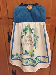 Apply the same logic to the kitchen. Diy Potholder Hanging Kitchen Towel Tutorial Needlepointers Com