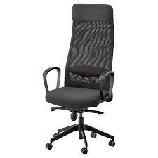 markus office chair vissle dark grey ikea