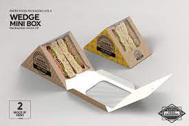 Download Vol 5 Food Box Packaging Mockups Food Box Packaging Sandwich Box Food Packaging Design
