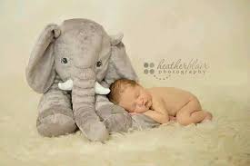 Must Have The Elephant From Ikea Baby Fotoshooting Ideen Baby Fotoshooting Ikea Elefant