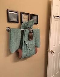 These easy bathroom organization ideas will help you keep your towels, toilet paper, and toiletries in order. 35 Really Inspiring Bathroom Towel Racks Ideas Bathroom Towel Decor Bathroom Decor Hang Towels In Bathroom