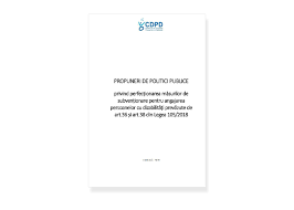 255 din 16 decembrie 2020, potrivit căreia veniturile. Propunerile De Politici Publice Elaborate De ExperÈii Cdpd Au Fost Folosite Pentru Promovarea Unor ModificÄri La Legea 105 2018 Cdpd