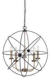 Canarm Ltd Summerside Black Gold 5 Bulb Pendant Light At Menards Canarm Ltd Summerside Black Gold 5 Bu Black Chandelier Globe Chandelier Orb Chandelier