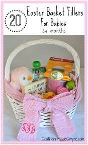 20 Easter Basket Fillers For Babies Southern Made Simple Baby Easter Basket Easter Basket Fillers Baby Easter