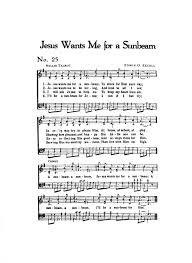 Savesave jesus wants me for a sunbeam for later. Jesus Wants Me For A Sunbeam Hymn Digital Sheet Music Diy Etsy