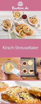 Kirsch Streuseltaler Rezept Von Backen De Rezept Streuseltaler Streusel Kirschen