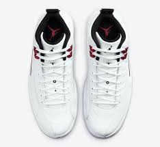 We have the red accents coating the eyelets and the midsole branded panels. Air Jordan 12 Twist White University Red Ct8013 106 Release Date Sbd