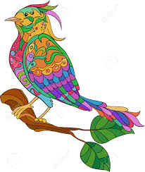 See the presented collection for quetzal coloring. Fantasy Bird Hand Drawn Doodle Sketch In Color For Adult Antistress Stock Photo Picture And Royalty Free Image Image 84009611