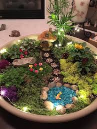 Notice the miniature ornaments' size before purchasing. Mein Marchengarten Ich Habe Die Trittsteine Pilze Rosen Und Goldfische Mit Ideen Fur Garten Indoor Fairy Gardens Fairy Garden Diy Fairy Garden