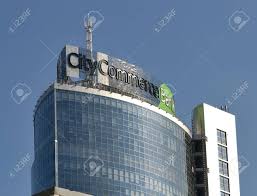 The commerce bank building, formerly known as the first national bank of peoria: Kiev Ukraine October 22 City Commerce Bank Advertisement Stock Photo Picture And Royalty Free Image Image 18170924